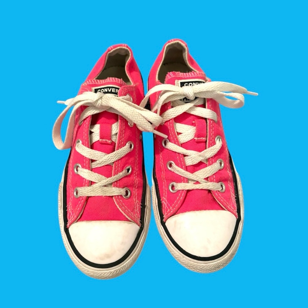 Converse Vibrant Pink Canvas Sneakers